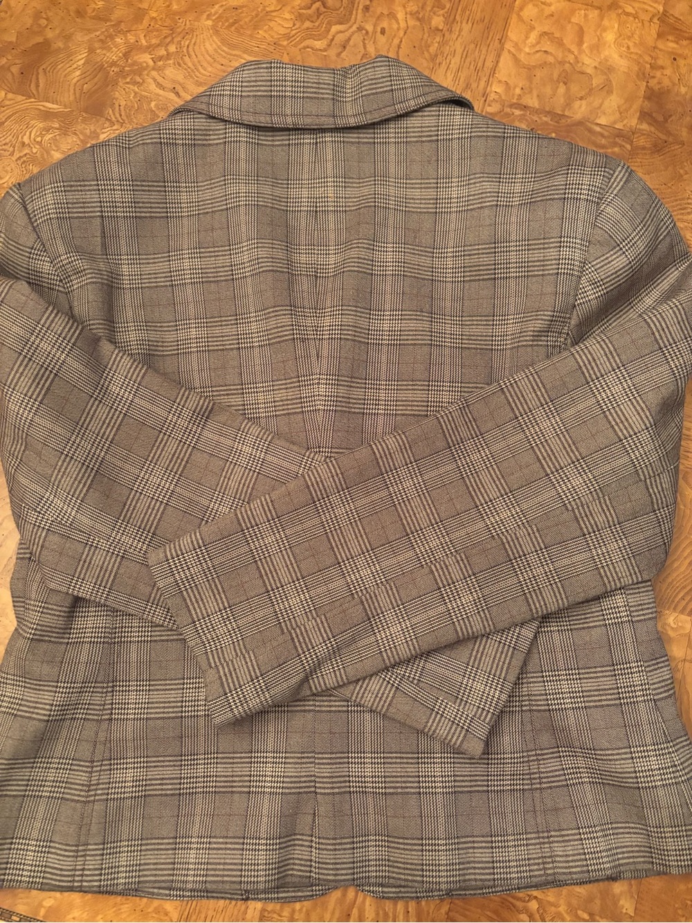 New York & Company Beige Plaid Blazer - Picture 10 of 10